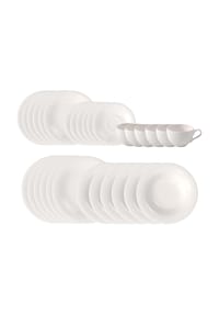like. by Villeroy & Boch Teller-Set Essential 30er Set weiß - ESSENTIAL - weiß