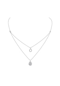 CELESTA® - Damen Kette mit Anhänger, 925er Silber - SILBER