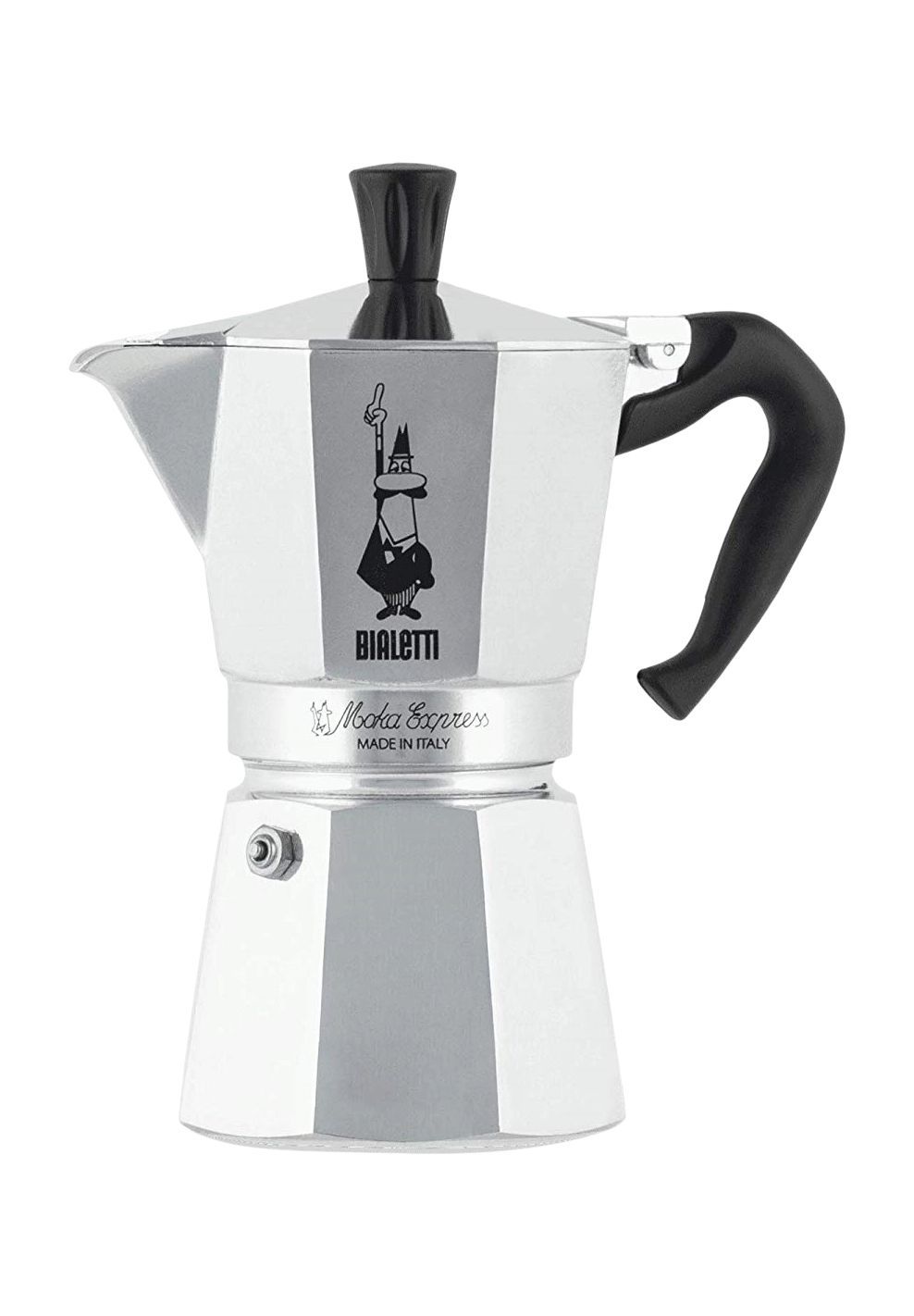 Bialetti Silber Moka Express Espressokocher - Für Gas- Und Elektroherd - Für 6 Tassen - Bild 11