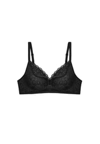 TRIUMPH - Fit Smart Schalen-BH, bügellos, 4D-Polsterung, Spitze, für Damen - BLACK