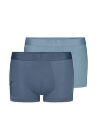sloggi - Retro Short / Pant 2er Pack SLG Base Soft - Blue-light combination