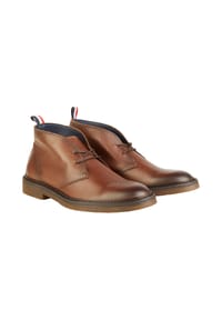 HECHTER PARIS - Schuhe Zuglasche mit Markenstreifen am Schaft - hazelnut