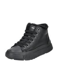 GEOX - Leder/Synthetik Sneaker - Schwarz