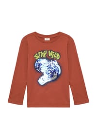 s.Oliver - Langarmshirt, Baumwolle, für Kinder - 3840 RED