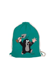 LOGOSHIRT® - Gymbag Der Kleine Maulwurf - Juhu - emerald