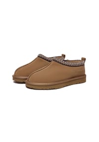 EVERAU® - Damen Leder Hausschuhe - Wigeon - BLACK
