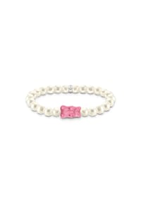 Thomas Sabo THOMAS SABO x HARIBO - Perlenarmband mit pinkem Goldbären - pink, silberfarben
