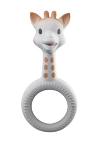 SOPHIE LA GIRAFE® - Beißring "So'Pure" - WEISS/BRAUN