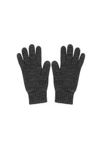 maximo® - KIDS-Fingerhandschuhe, Strick - carbonmeliert