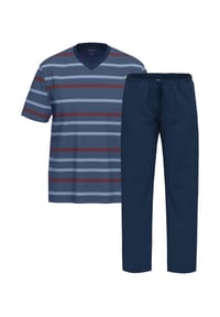 AMMANN - Schlafanzug Night & Home Cotton - Dunkelblau