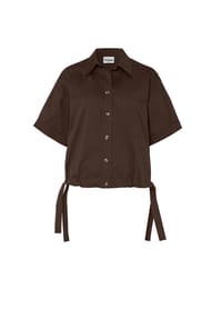 TONI - Hemdbluse Clay - dark brown | 079