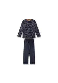 Sanetta - Jungen Schlafanzug - Teens, lang, Nachtwäsche, Pyjama, Baumwolle - 5352 DARK NAVY