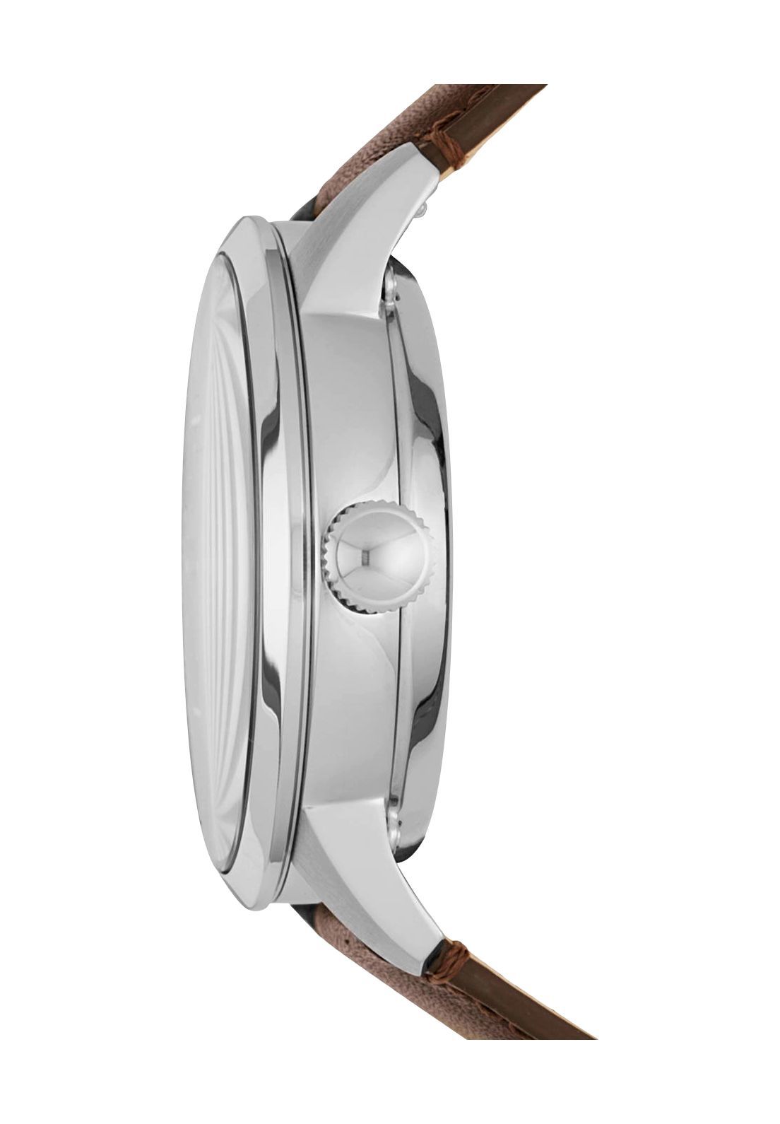 Fossil Herren Armbanduhr "ME3110", Silber/Braun