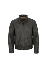 MILESTONE® - Milestone - Herren Lederjacke Lammnappa schwarz - Schwarz