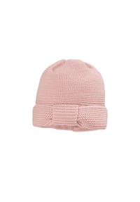 maximo® - BABY GIRL-Umschlagmütze,Turban - metallmeliert