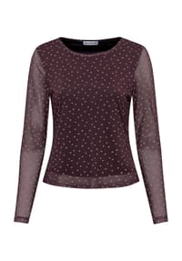 MANGUUN - Langarmshirt, Rundhals, für Damen - 1 HERZ