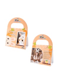 heunec® - Kuscheltier Kuschelköpfchen Katze mit Hasenmütze - weiß