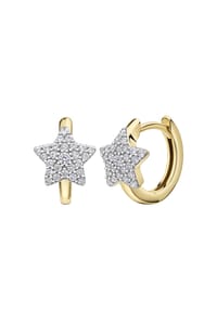 CELESTA® - Damen Creolen, 375er Gelbgold - GELBGOLD