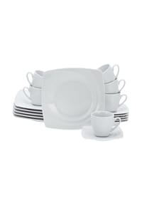 CreaTable Celebration Weiss, Kaffeeservice 18-tlg - Celebration - Weiss