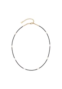 LEONARDO - Damen Kette "Nola", Edelstahl - GOLD/SCHWARZ
