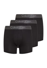 Calvin Klein - Micro Pants, 3er-Pack, Logo-Bund, für Herren - UB1 BLACK