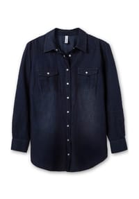 sheego - Jeansbluse - blue denim