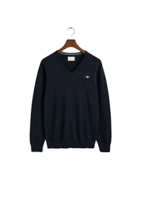 GANT - Pullover Strickpullover V-Neck - dunkelblau