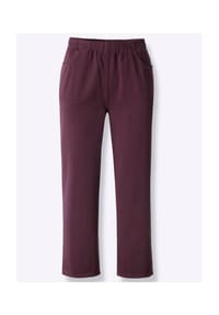 Witt - Capri-Hose - apricot-rot-gestreift