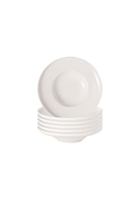 Villeroy & Boch Pastateller Afina ø 24,9 cm 6er Set weiß - AFINA - weiß
