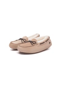 EVERAU® - Crested Leder-Loafer - BROWN