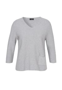 VIA APPIA -DUE- - Pullover in Große Größen - silber melange