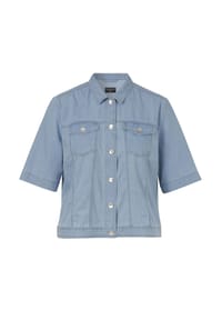 VIA APPIA -DUE- - Jacke Große Größen - jeans himmelblau