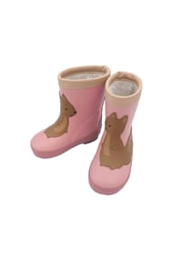 maximo® - Gummistiefel Eichhörnchen Winterfutter, Reflekt 3M - rose tan