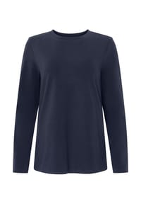 JOCKEY® - Schlafanzug-Oberteil Elevated Essentials, Rundhals, für Damen - 417 JOCKEY BLUE