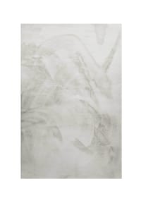 WECONhome - Hochflorteppich Anna - Flauschiger Hochflor-Wohnzimmerteppich in Felloptik - creme beige