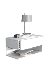 VCM. - Nachtschrank | Wandschublade | Wandboard | Nachttisch |Maße ca. H. 30 x B. 60 x T. 32 cm - Usal XL 60 cm - Anthrazit