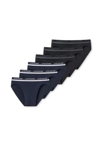 uncover by SCHIESSER - Rio Slip / Unterhose 6er Pack Basic - Dunkelblau
