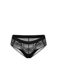 less is a'mor - Mid-Rise Cheeky-Stringtanga Tauri - schwarz