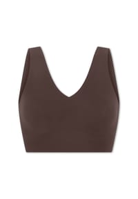 SCHIESSER - Bustier Invisible Soft - deep brown