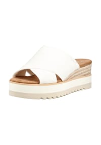 TOMS - Textil Pantoletten - Weiß