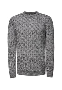 RUSTY NEAL - Strickpullover mit schönem Muster - Grau