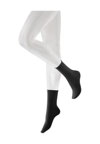 KUNERT - Socken "Sensual Cotton", mittelhoch, für Damen - 0070 BLACK