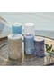 LOBERON serieKerzen4 Kerze 5er Set Panagra blau/grau Bild 4