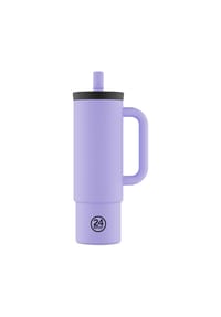 24BOTTLES® Straw Trinkbecher 800 ml - Straw - brushed steel
