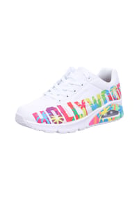 SKECHERS® - Uno Sneaker "One for stars!", Wordingprint, für Damen - WHITE