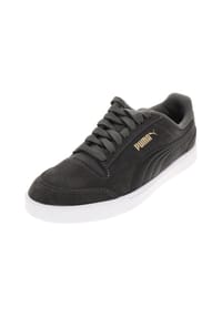 PUMA® - Sneaker Low Shuffle Sd - 04 dark shadow/black/gold