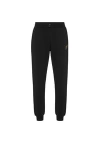PLEIN SPORT - Jogginghose - black/lightgold