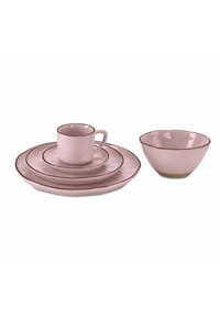 LOBERON Geschirr 30er Set Biarré rosa - Geschirr - rosa