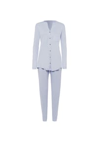 HANRO - Pyjama Pure Essence - Blue glow