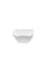 ALMINA® - Almina 6er Snackschalen-Set aus Porzellan Servierschale mit Muster - Weiß OneSize